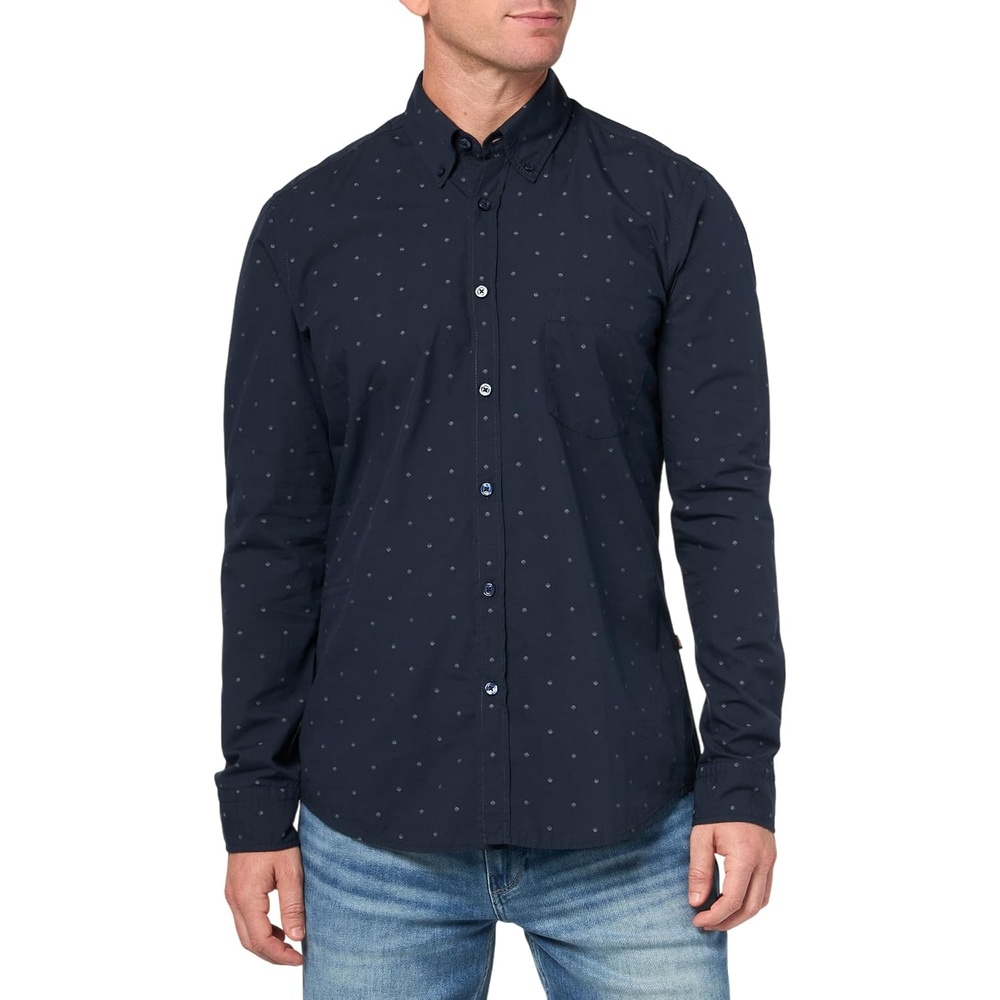 image:imageBOSS Mens Rickert Long Sleeve Oxford ShirtNight