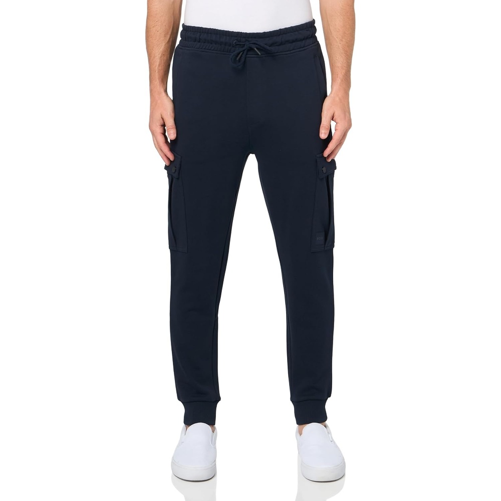 image:imageBOSS Mens Seteam French Terry Cargo JoggersDark Sky