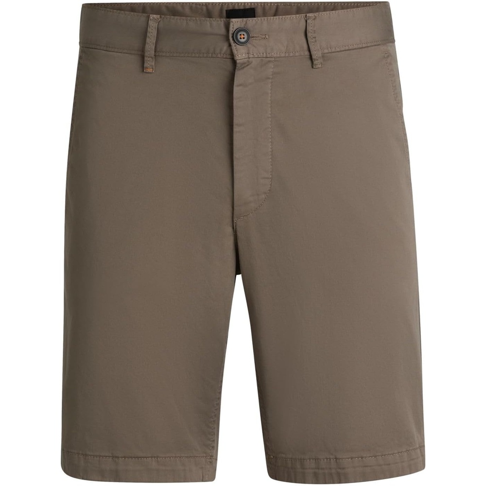 image:imageBOSS Mens Slim Fit Cotton Twill ShortsOpen Beige294