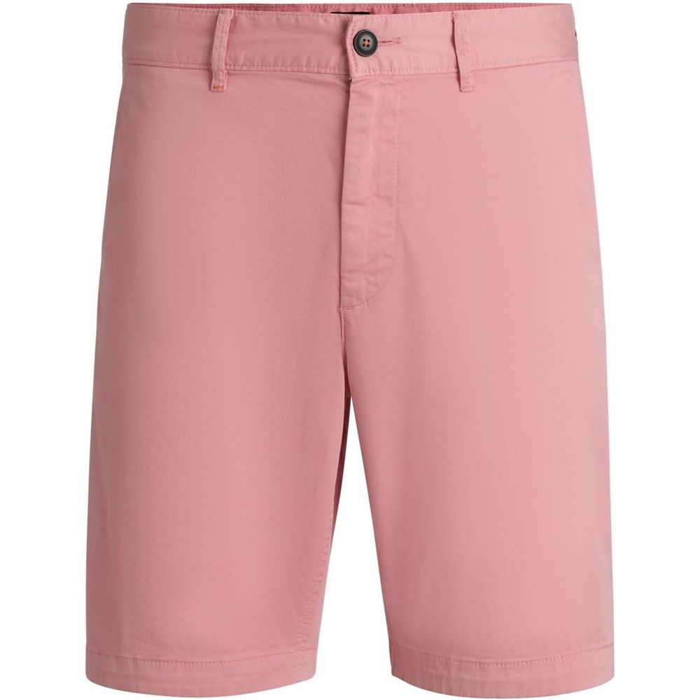 image:imageBOSS Mens Slim Fit Cotton Twill ShortsOpen Pink694