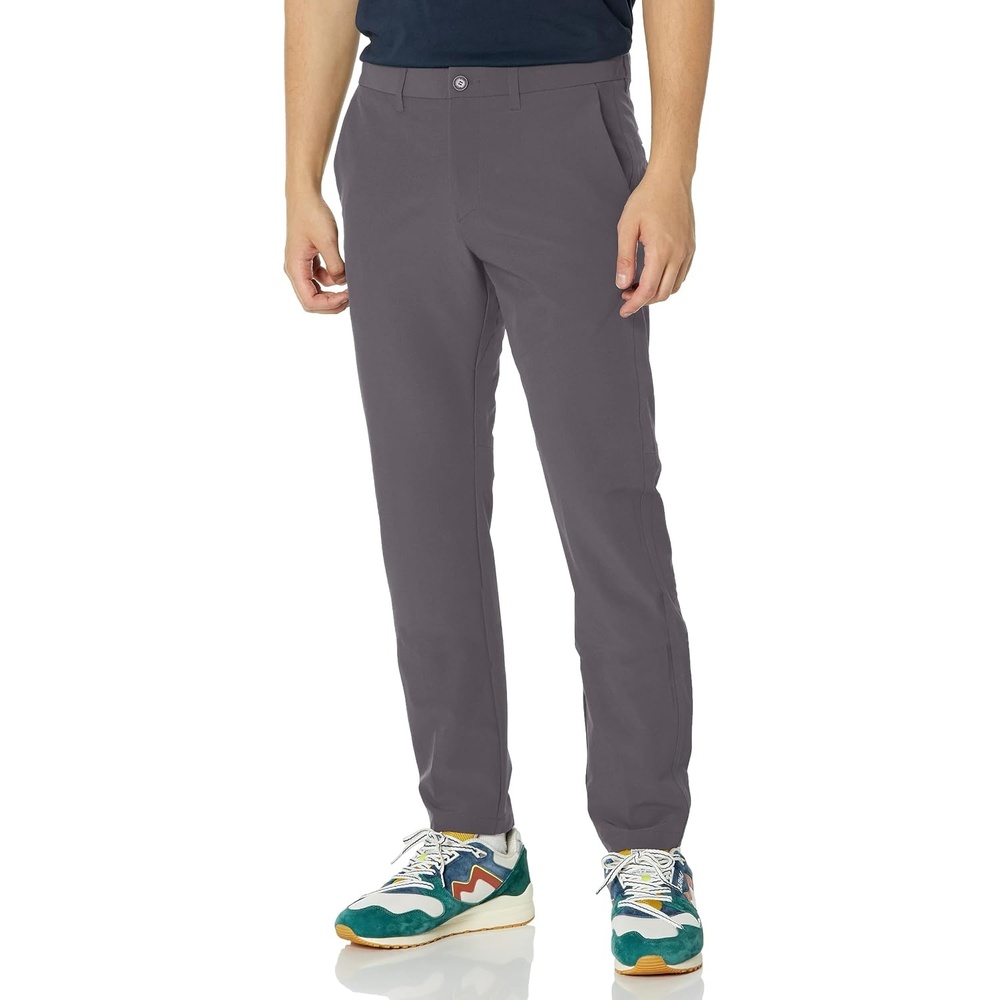 image:imageBOSS Mens Slim Fit Tapered Leg Trousers in Technical Sport FabricAsphalt Grey