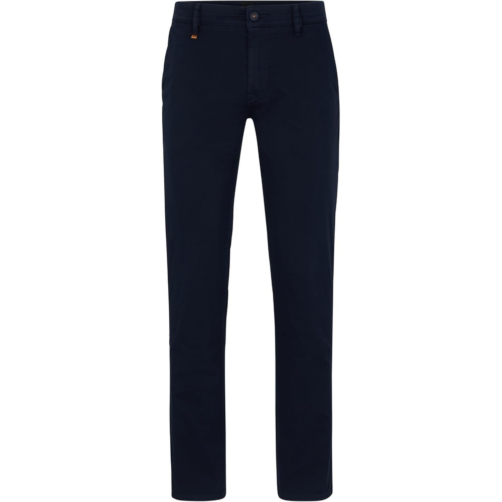 image:imageBOSS Mens Slimfit Casual Chino TrousersMedium Dark Blue
