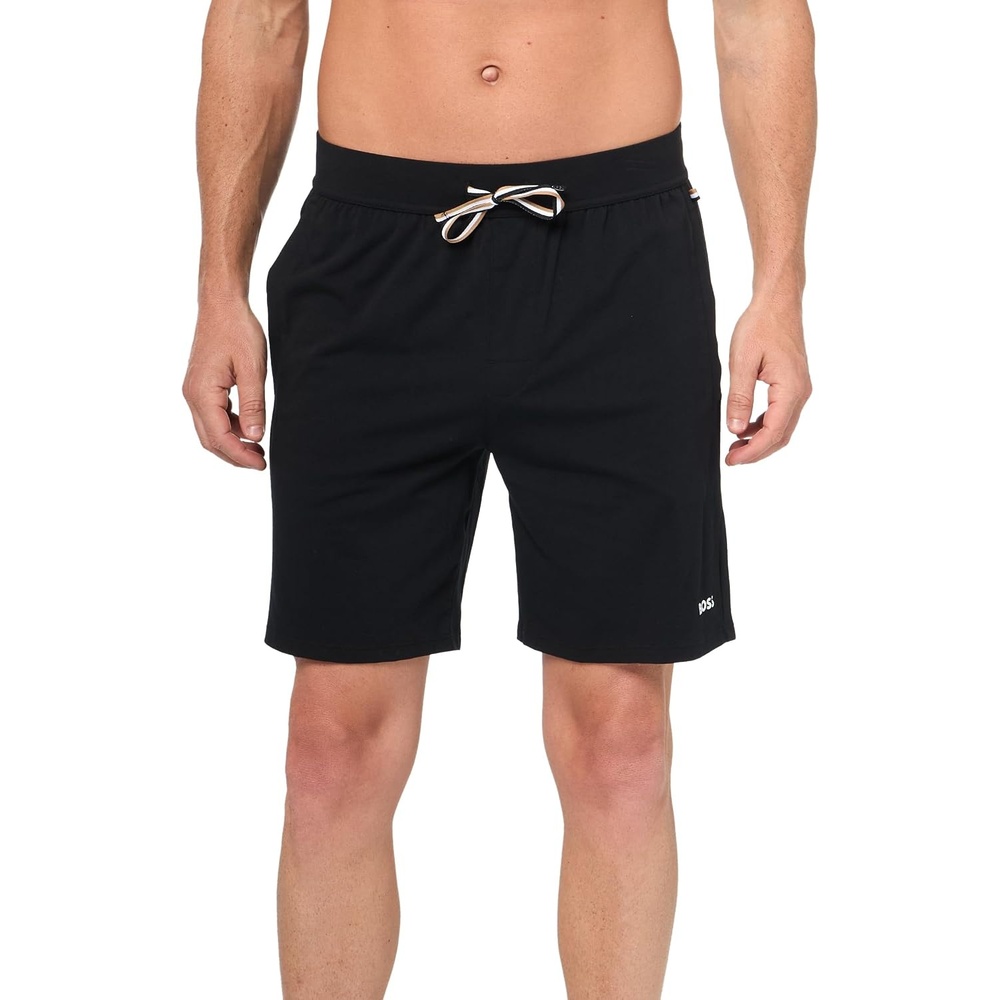 image:imageBOSS Mens Soft Cotton Lounge ShortsBlack Thunder