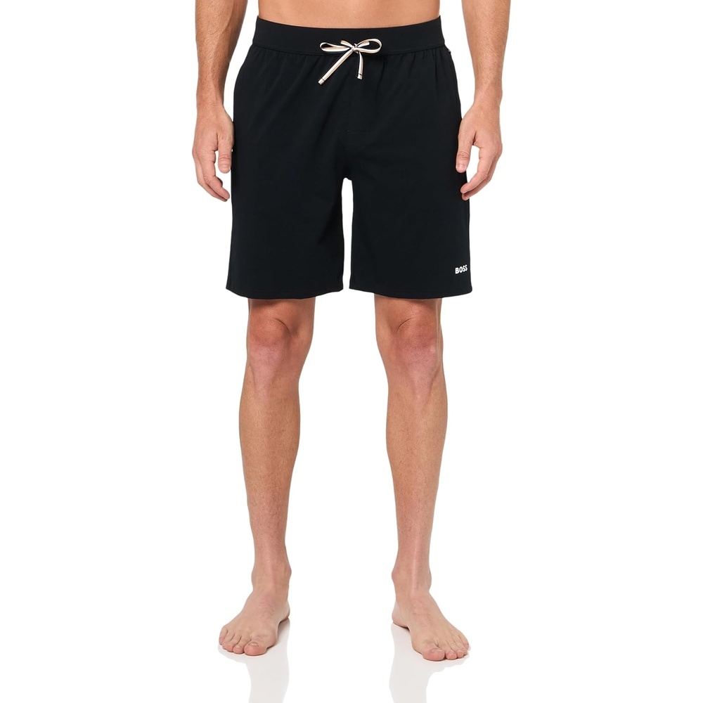 image:imageBOSS Mens Soft Cotton Lounge ShortsPepper Black