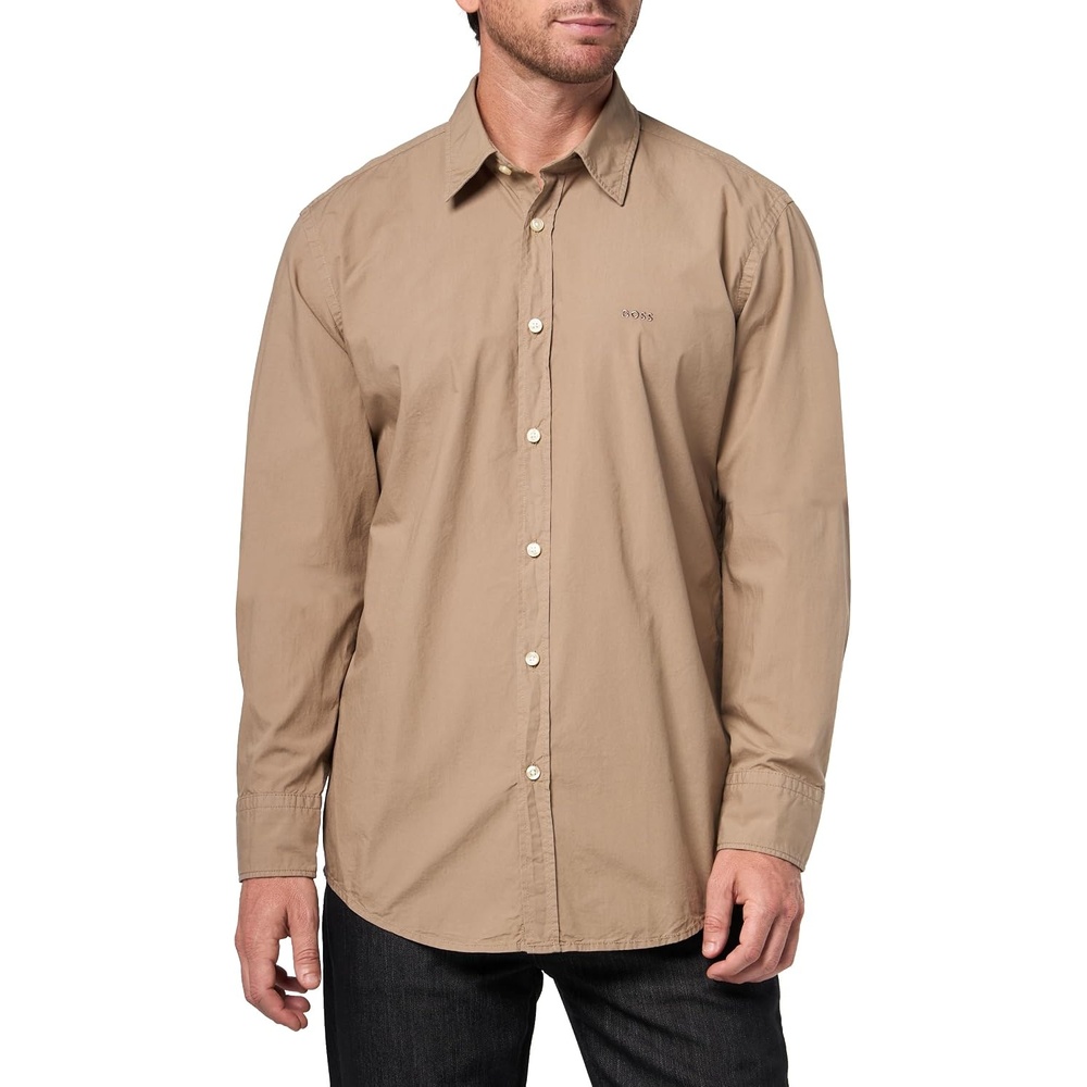 image:imageBOSS Mens Soft Flannel Button Down ShirtCamel Dessert