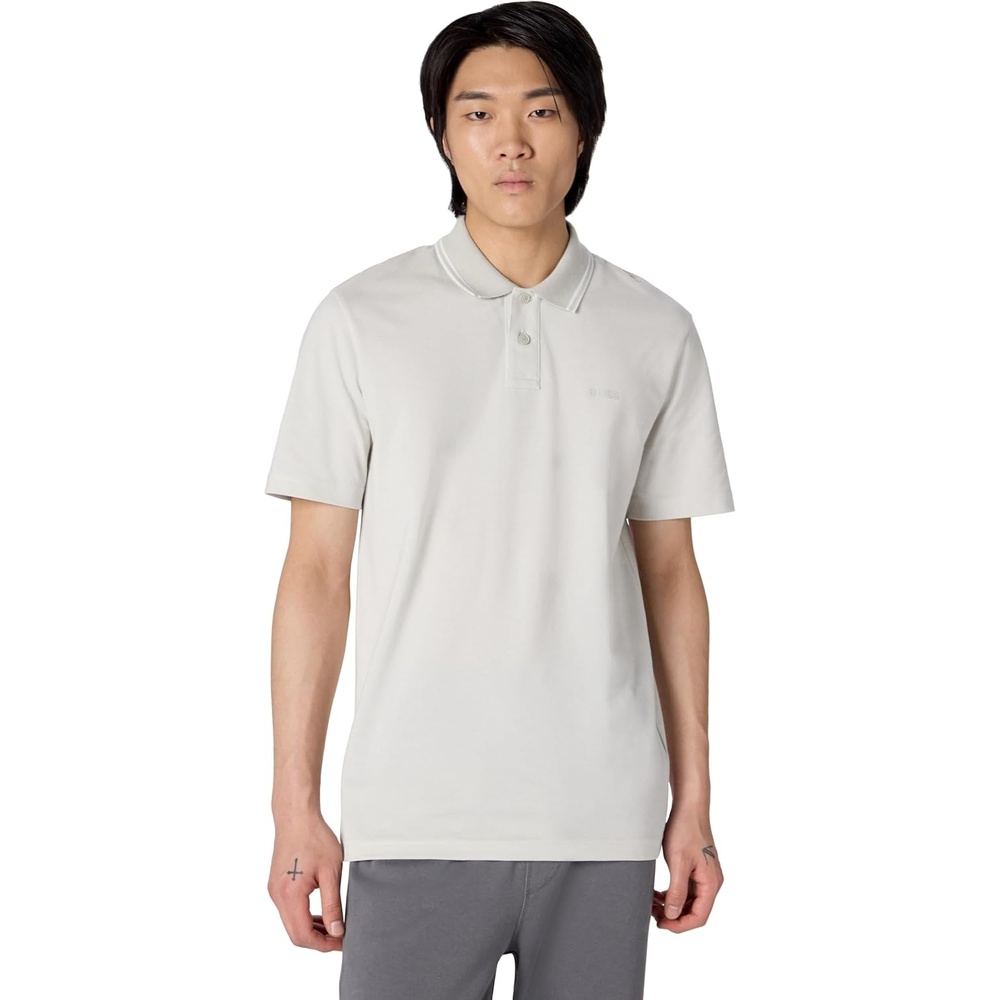 image:imageBOSS Mens Square Patch Logo Oxford Polo ShirtMagnet