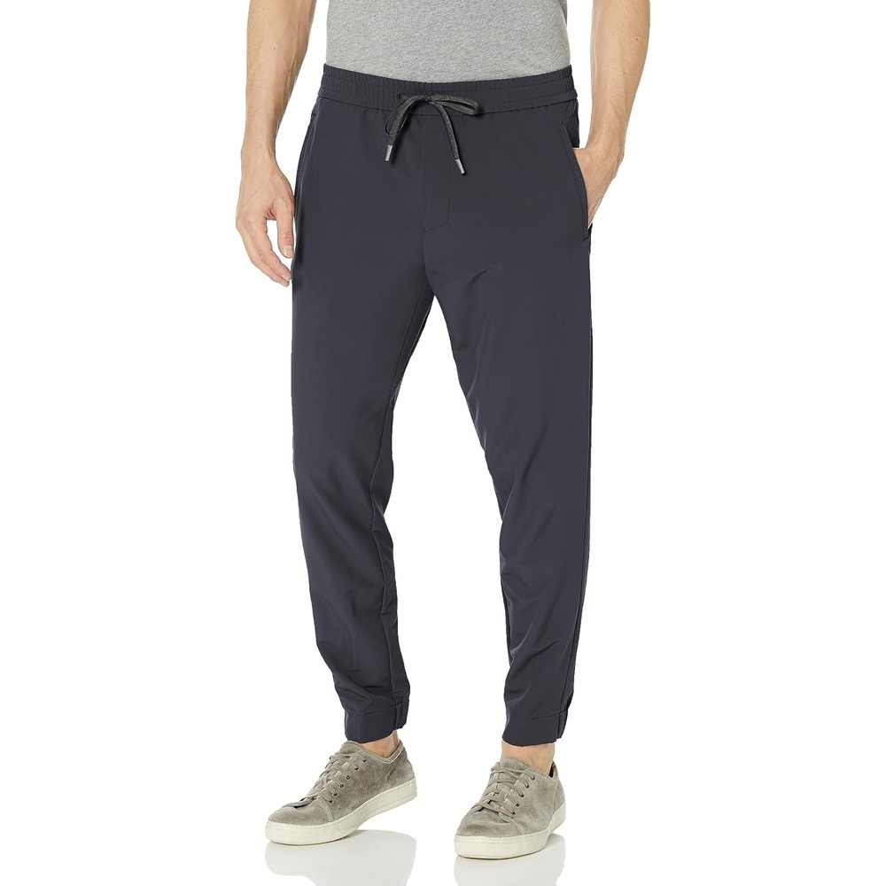image:imageBOSS Mens Tapered Cuffed Chino TrousersDeep Navy Blue