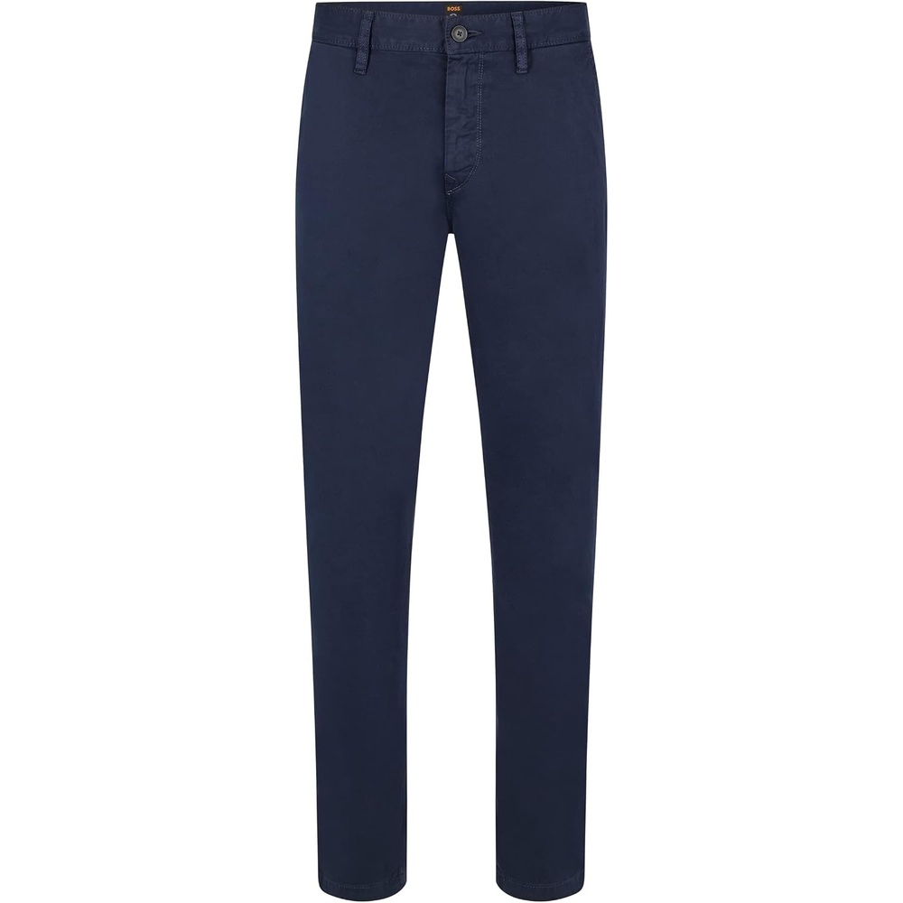 image:imageBOSS Mens Tapered Fit Chino Trouser PantBasic Navy