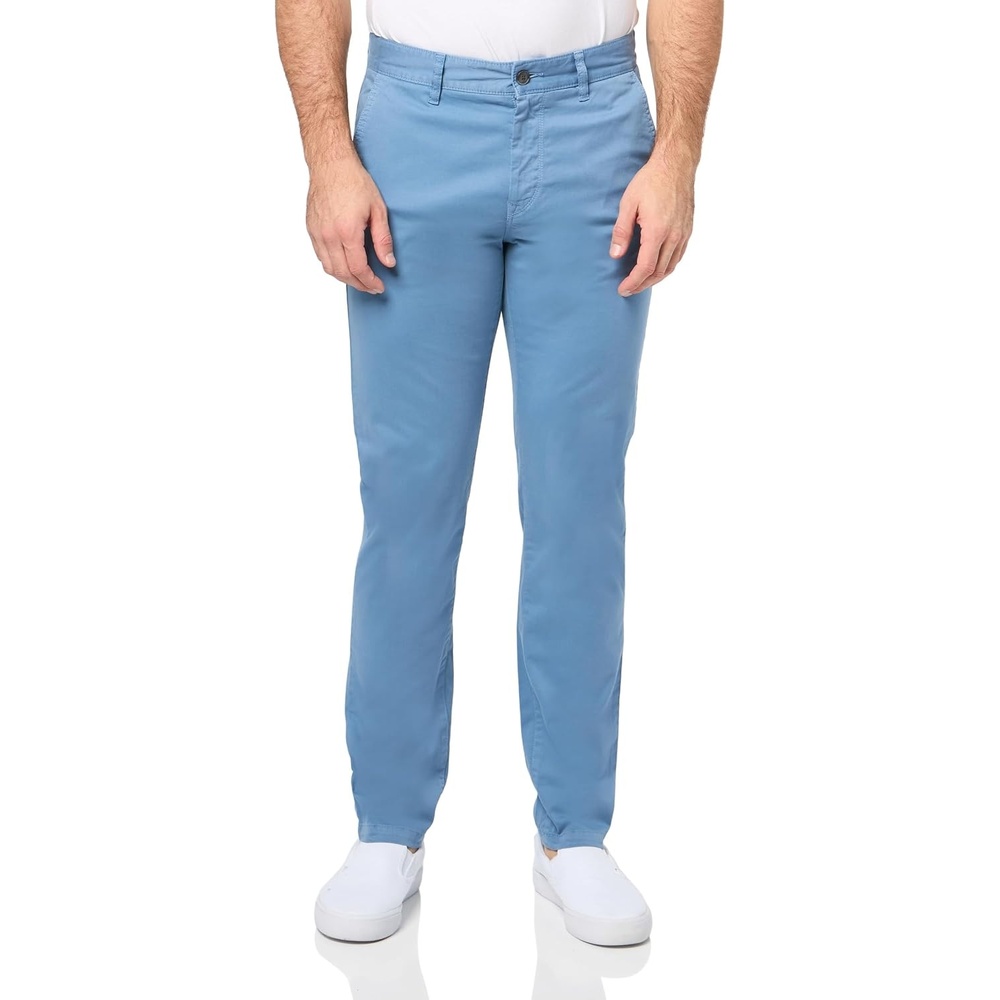 image:imageBOSS Mens Tapered Fit Chino Trouser PantChambray Blue