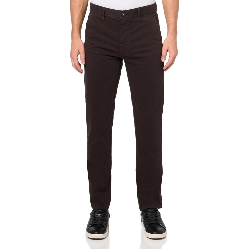 image:imageBOSS Mens Techno Twill Slim Fit Chino TrousersDark Cream
