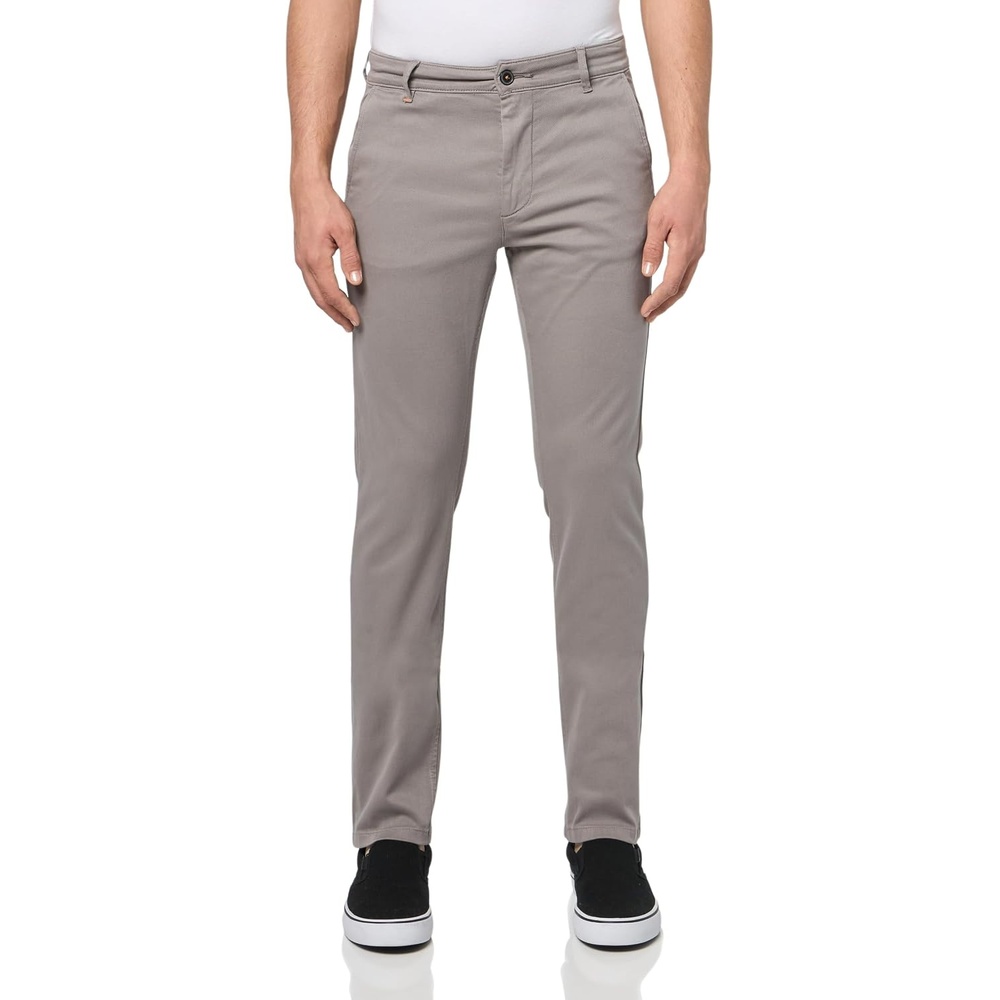 image:imageBOSS Mens Techno Twill Slim Fit Chino TrousersMushroom Grey