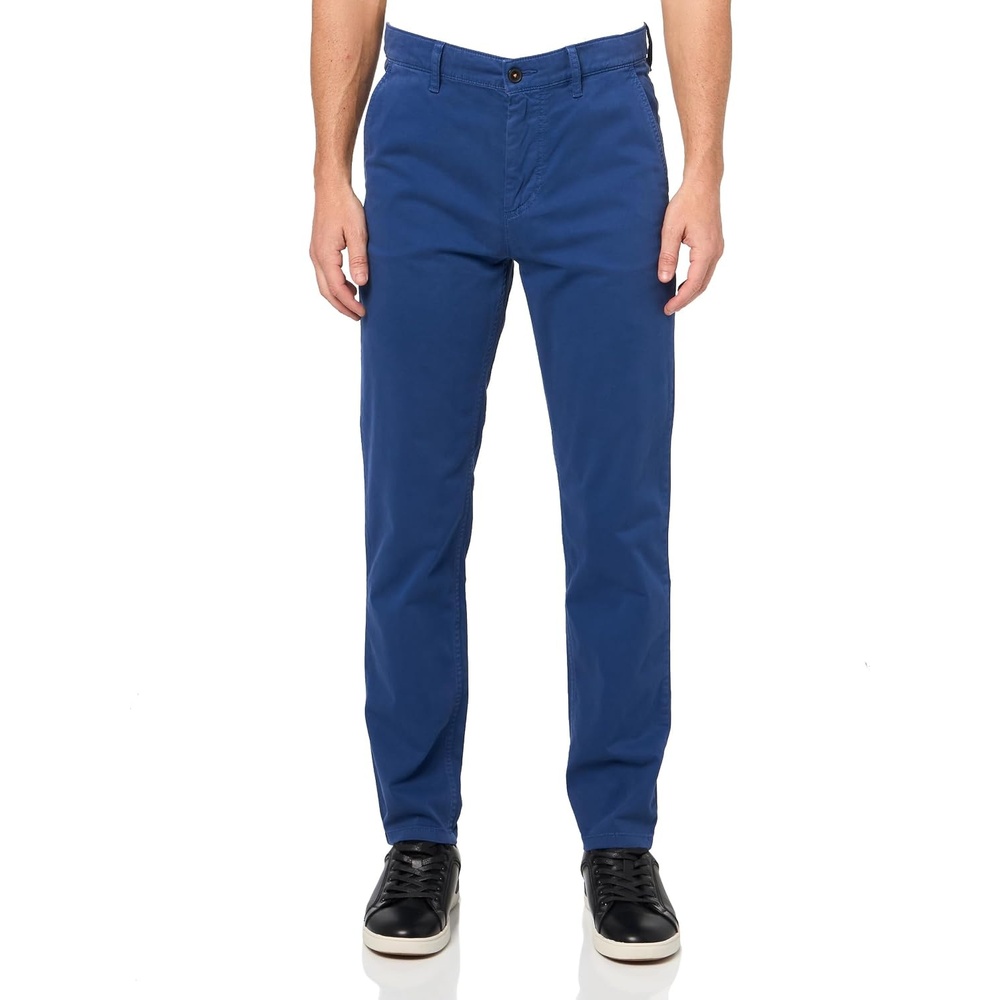 image:imageBOSS Mens Techno Twill Tapered Chino TrousersBlue Sapphire