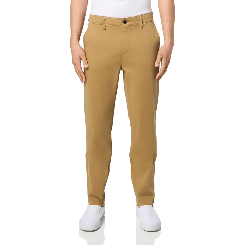 image:imageBOSS Mens Techno Twill Tapered Chino TrousersCappuccino