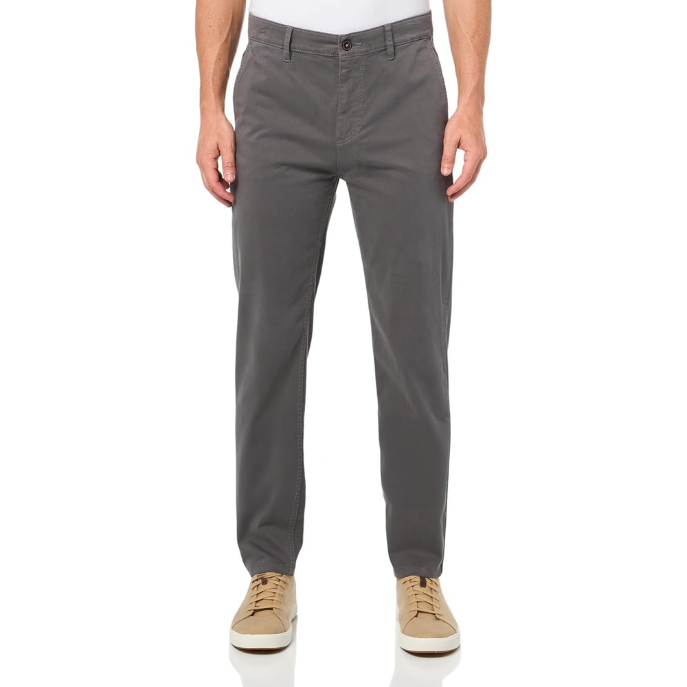 image:imageBOSS Mens Techno Twill Tapered Chino TrousersLava Smoke