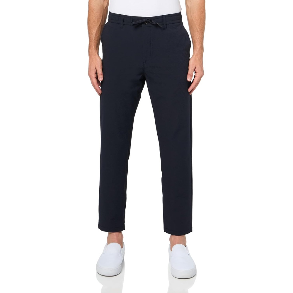 image:imageBOSS Mens Techno Twill Tapered Chino TrousersPremium Navy