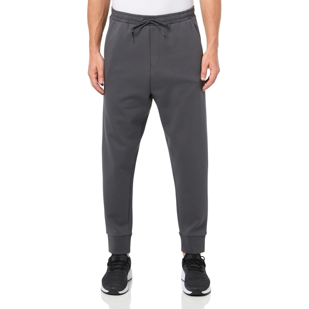 image:imageBOSS Mens Tonal Regular Fit Cotton SweatpantsLava Smoke