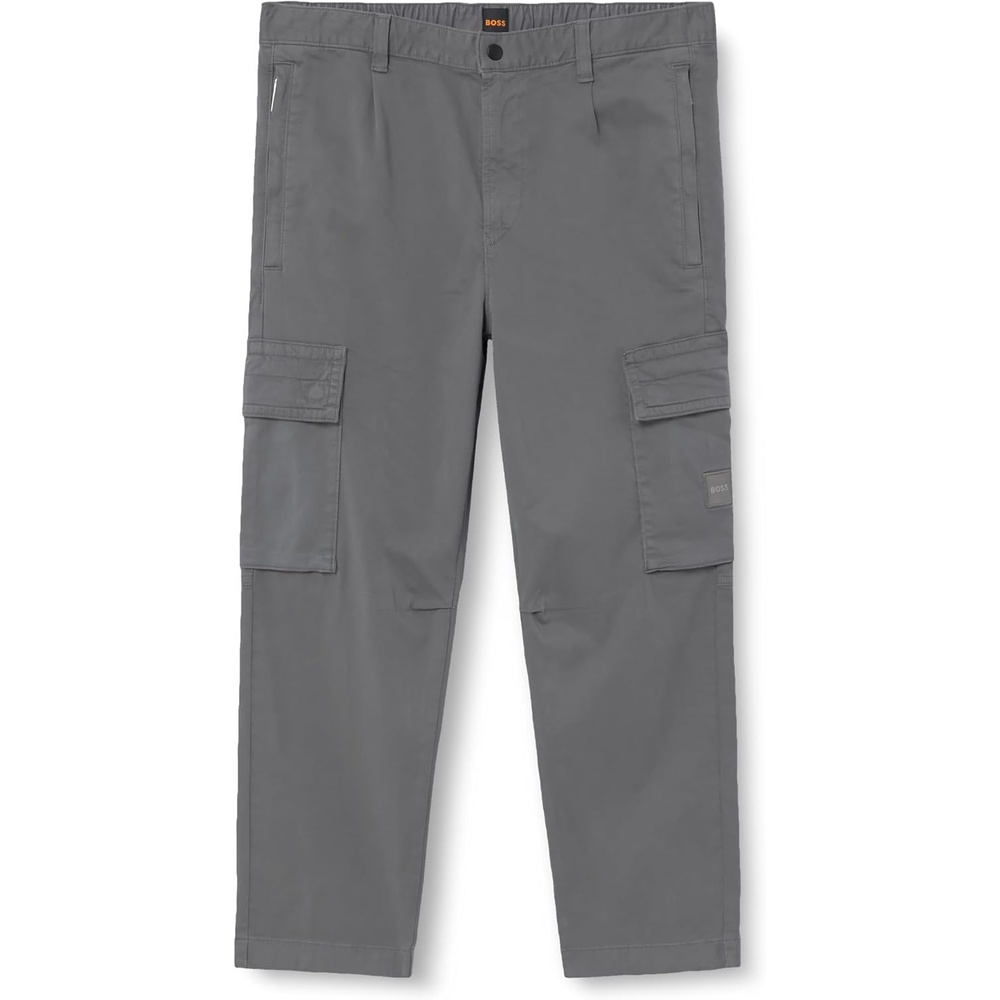 image:imageBOSS Mens TrousersFlat Sisla9CargoOpen Grey