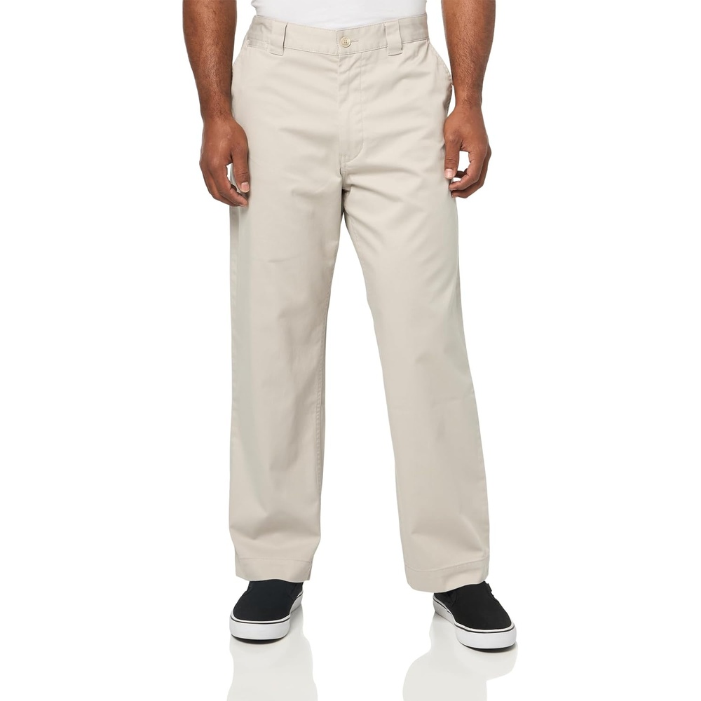 image:imageBOSS Mens Twill Straight Leg Chino PantsLight Dove Grey