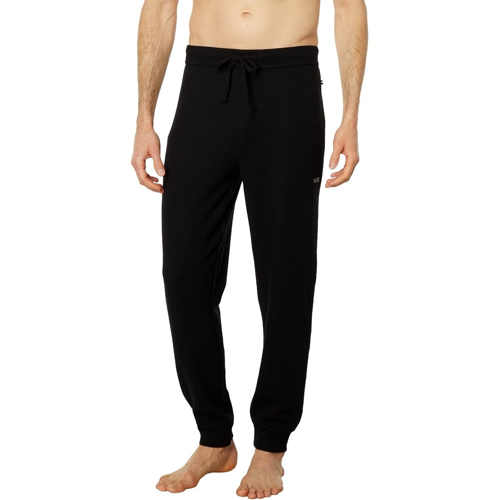 image:imageBOSS Mens Waffle Cuff PantsCoal