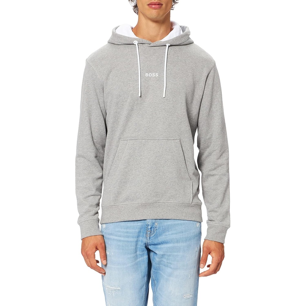 image:imageBOSS Mens Weedo 1 HoodieLightPastel Grey51