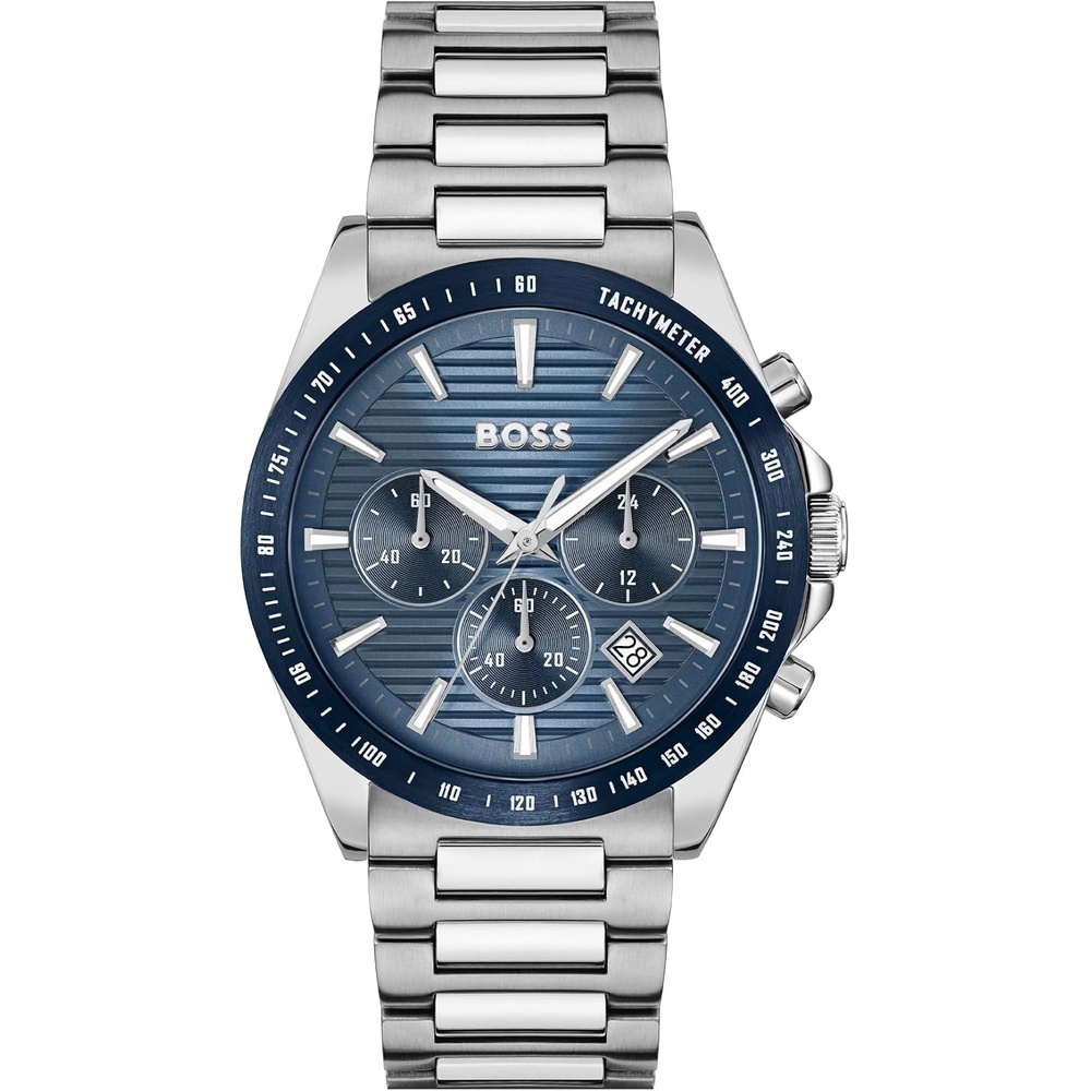 image:imageBOSS Strike Mens Chronograph Quartz WatchBlue Silver