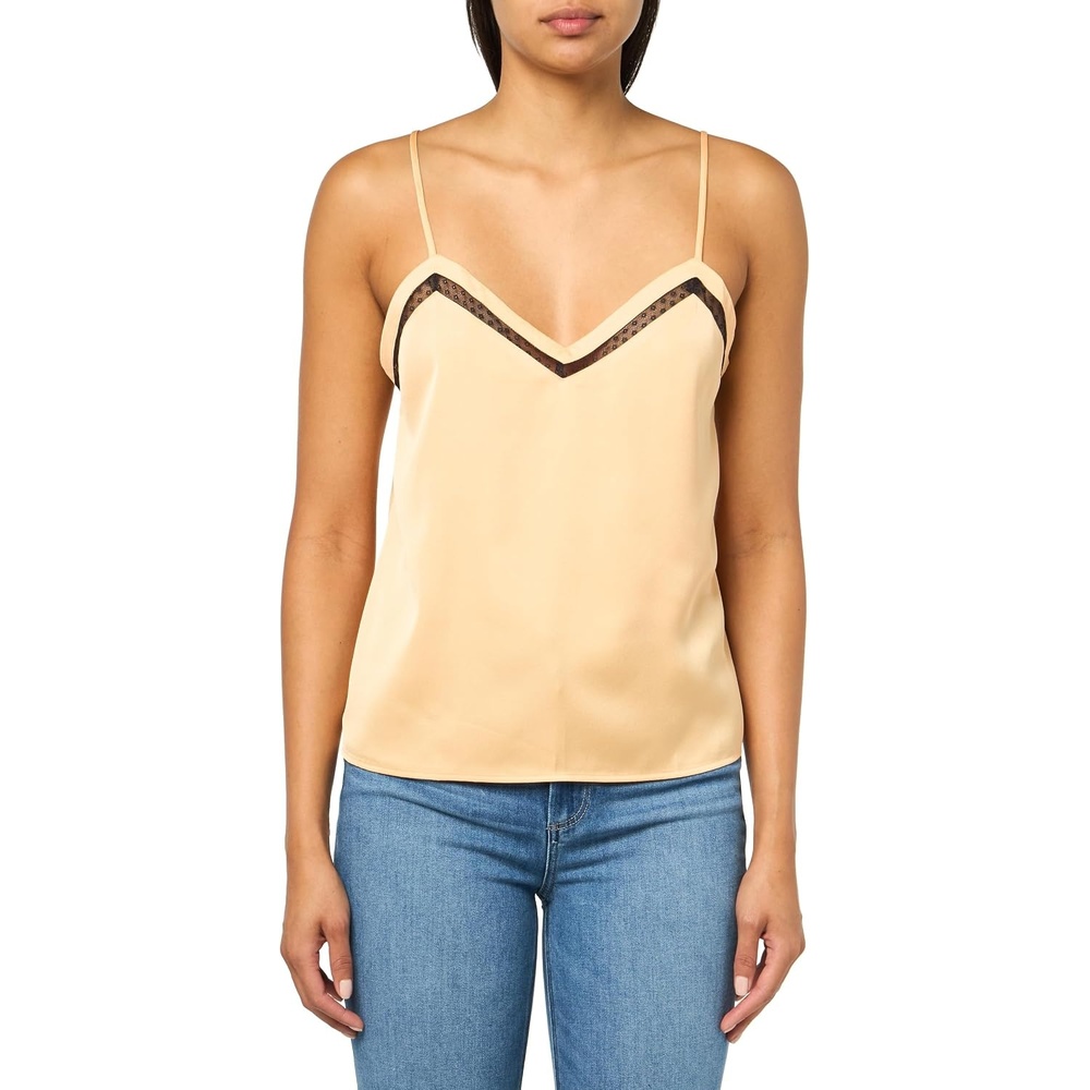 image:imageBOSS Womens Berice Detailed Sleeveless TopPastel Orange