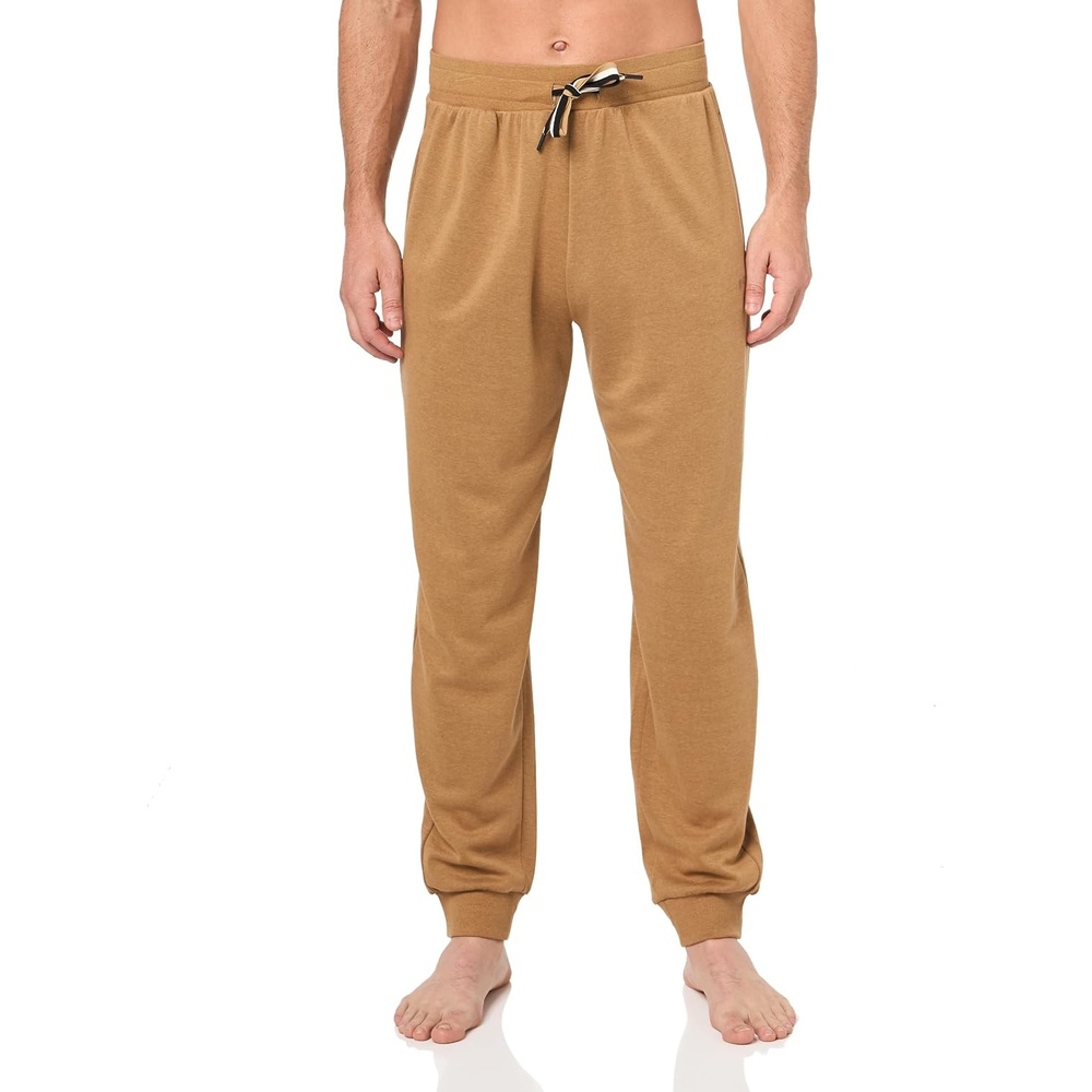 image:imageBOSS Womens Interlock Cotton Jersey JoggersIconic Camel