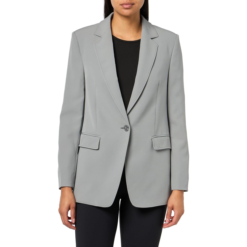 image:imageBOSS Womens Jabla Fitted One Button BlazerBlue Topaz