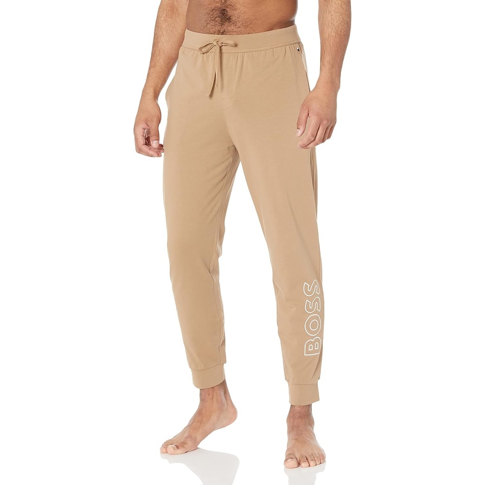 image:imageBOSS mens Identity Jogger Lounge PantsMedium Beige