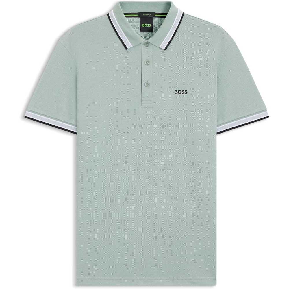 image:imageHugo Boss Paddy Pro Regular Fit Pima Cotton357open Green
