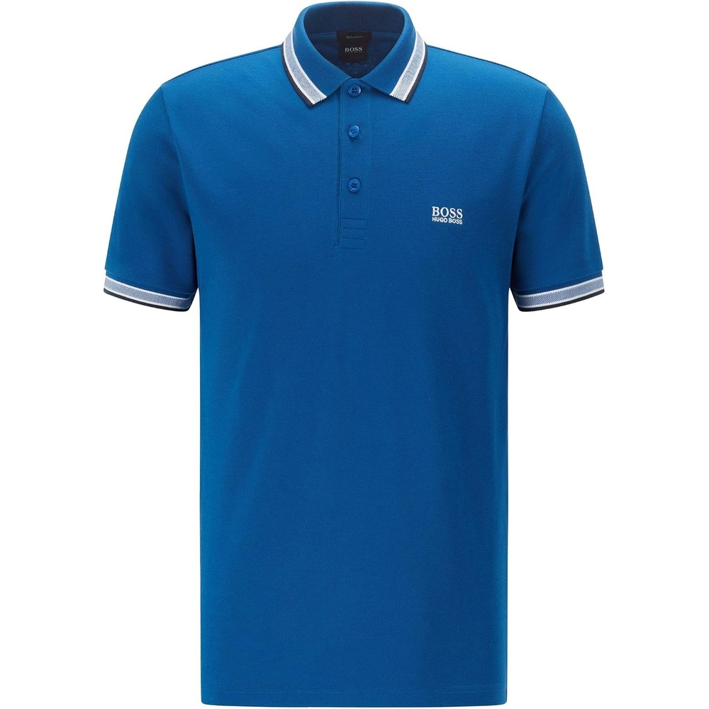 image:imageHugo Boss Paddy Pro Regular Fit Pima CottonBlue Medium Blue 1