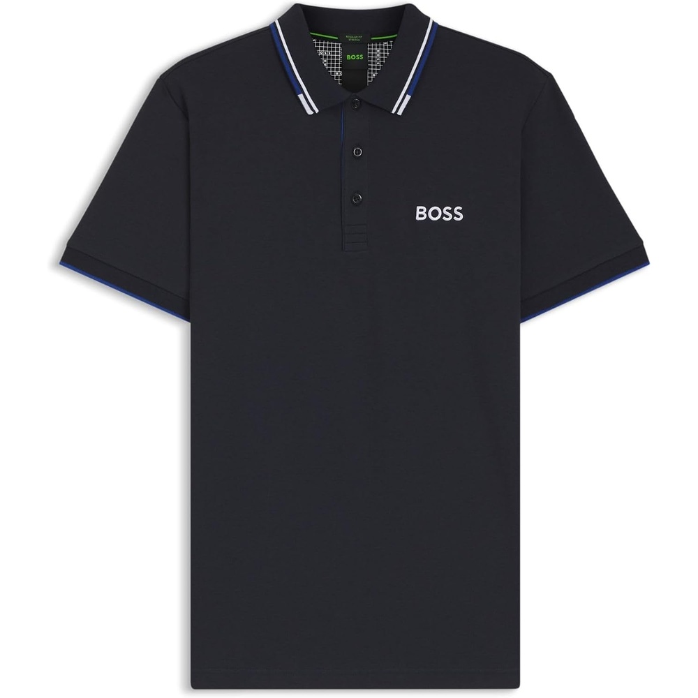 image:imageHugo Boss Paddy Pro Regular Fit Pima CottonBlue New  Dark Blue402