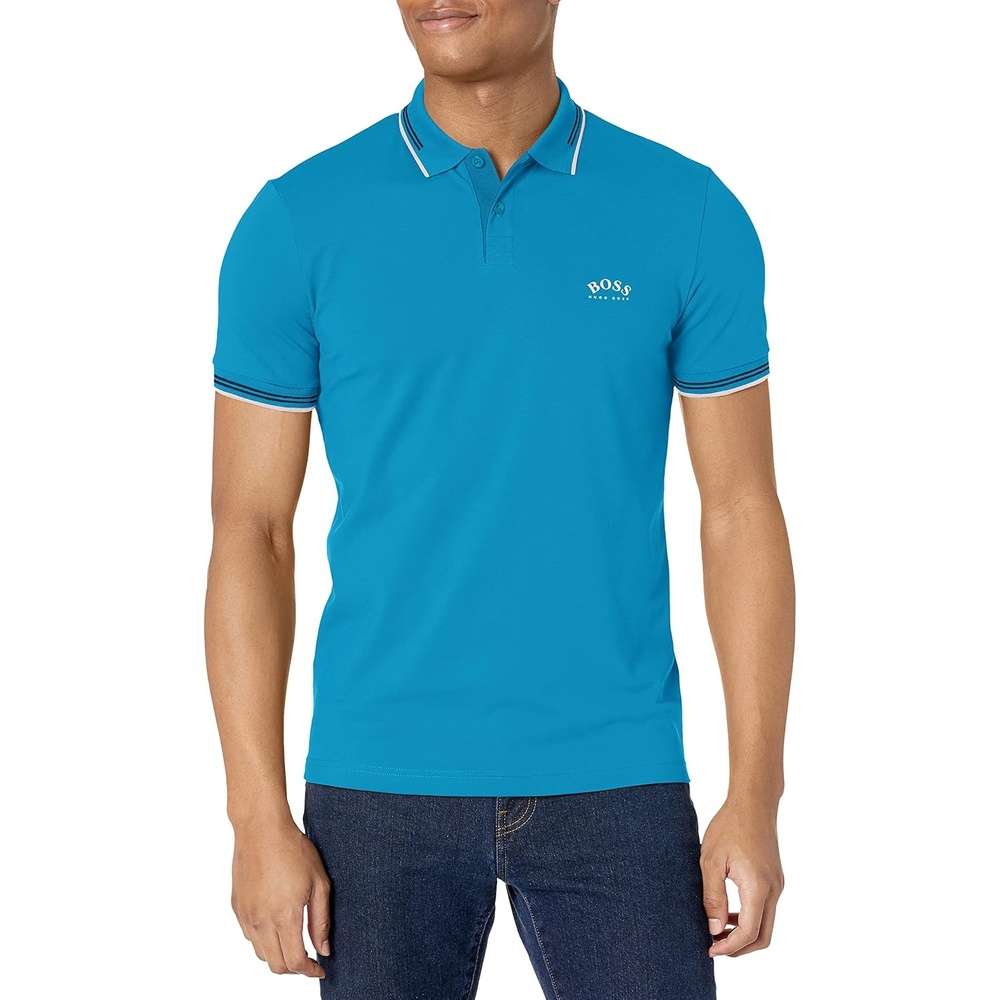 image:imageHugo Boss Paddy Pro Regular Fit Pima CottonCarolina Blue