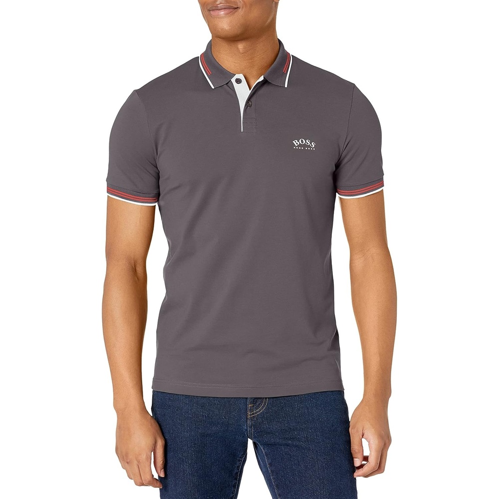 image:imageHugo Boss Paddy Pro Regular Fit Pima CottonDark Slate
