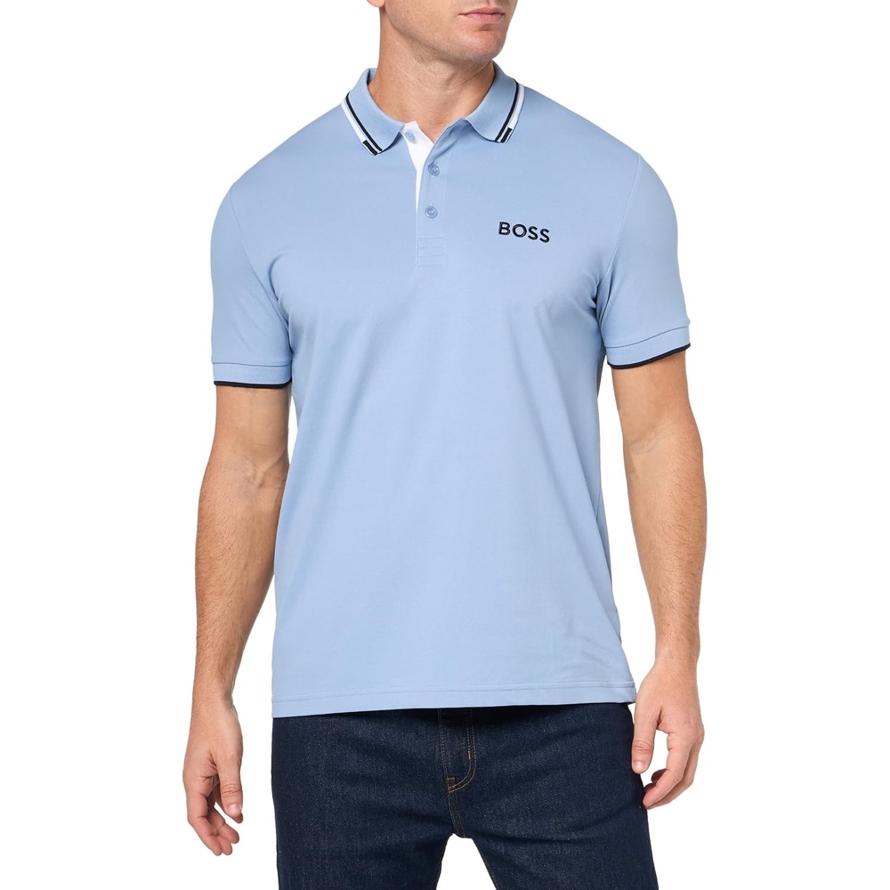 image:imageHugo Boss Paddy Pro Regular Fit Pima CottonExplorer Blue