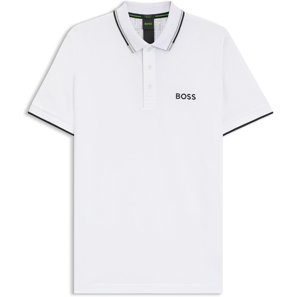 image:imageHugo Boss Paddy Pro Regular Fit Pima CottonWhite New  White100