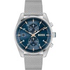 Blue Silver Mesh