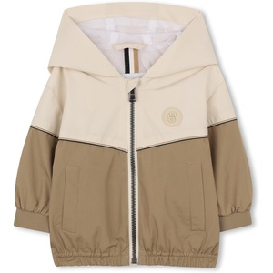 BOSS Boys’ Boss Boys Hooded Windbreaker(Dark Stone)