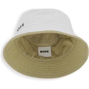BOSS Boys’ Boss Boys Reversible Bucket Hat(Dark Stone)