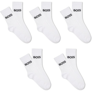 BOSS Boys’ Boss Boys Socks 5-pack(White)