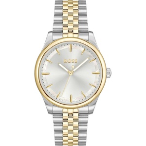 BOSS Graceful Women’s 3H Quartz Watch, Stainless Steel, 3ATM/30m Water Resistant – Modern, Elegant Timepiece – Gift for Her, 36mm(Two Tone)