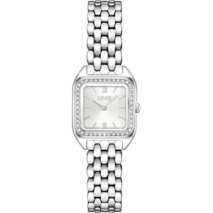 BOSS Mae Petite Women’s Quartz Watch(Silver with Crystals)