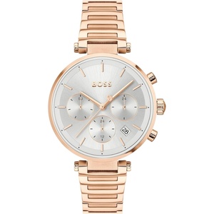 BOSS Majesty Sport Women’s 3H Quartz Multifunction Watch, Stainless Steel, 3ATM/30m Water Resistant – Sporty and Elegant Timepiece – Gift for Her, 36mm(Rose Gold)