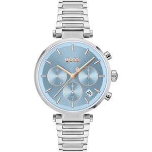 BOSS Majesty Sport Women’s 3H Quartz Multifunction Watch, Stainless Steel, 3ATM/30m Water Resistant – Sporty and Elegant Timepiece – Gift for Her, 36mm(Silver)
