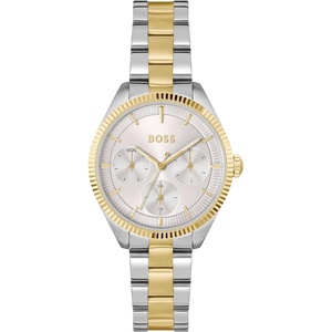 BOSS Majesty Sport Women’s 3H Quartz Multifunction Watch, Stainless Steel, 3ATM/30m Water Resistant – Sporty and Elegant Timepiece – Gift for Her, 36mm(Two Tone)