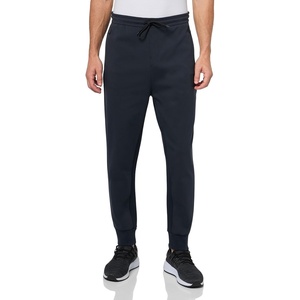 BOSS Men’s Badge Logo Cotton Blend Sweatpants(Premium Navy)
