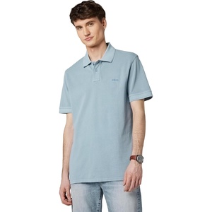 BOSS Men’s Basic Short Sleeve Pique Polo Shirt(Frost Air)