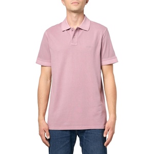 BOSS Men’s Basic Short Sleeve Pique Polo Shirt(Mauve Pink)