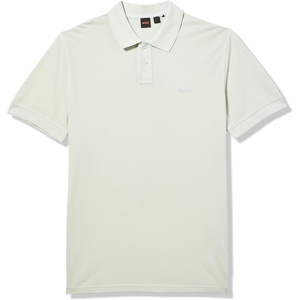 BOSS Men’s Basic Short Sleeve Pique Polo Shirt(Open Air Blue)