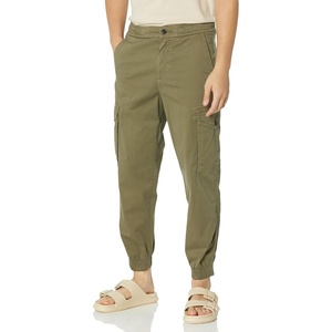 BOSS Mens Cargo Twill Cotton Mix Pants(Yucca Green)